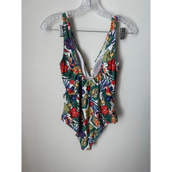 ModCloth One Piece Bonita Swimsuit Tropical Sie Small - Picture 3 of 8